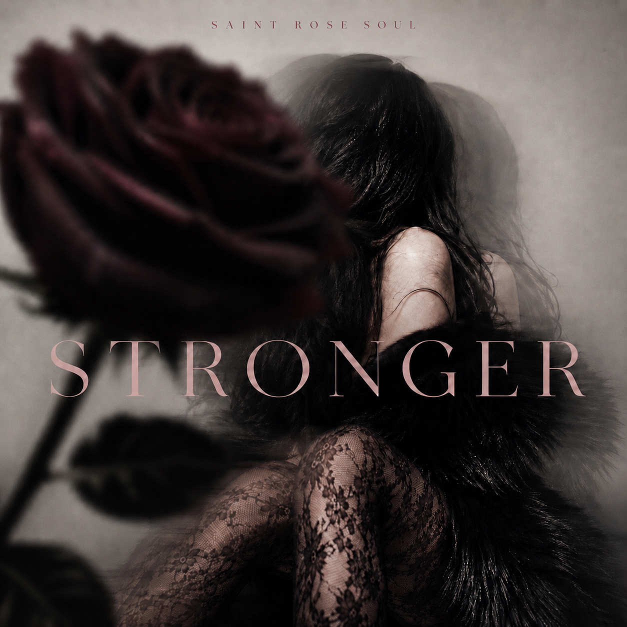 Cover artwork for the single Stronger by Saint Rose Soul